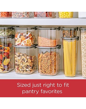 Rubbermaid Brilliance Pantry Airtight Food Storage Container, BPA-Free Plastic, Case of 2 - [DefendUse.com] - 1994229 - Rubberma