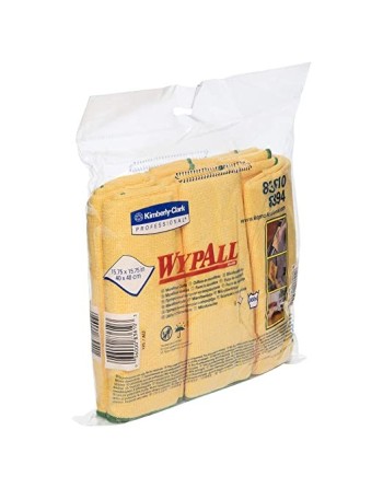 Kimberly-Clark Professional Wypall 83610 Microfiber Cloths with Microban Protection - [DefendUse.com] - 83610 - WYPALL® Wipes