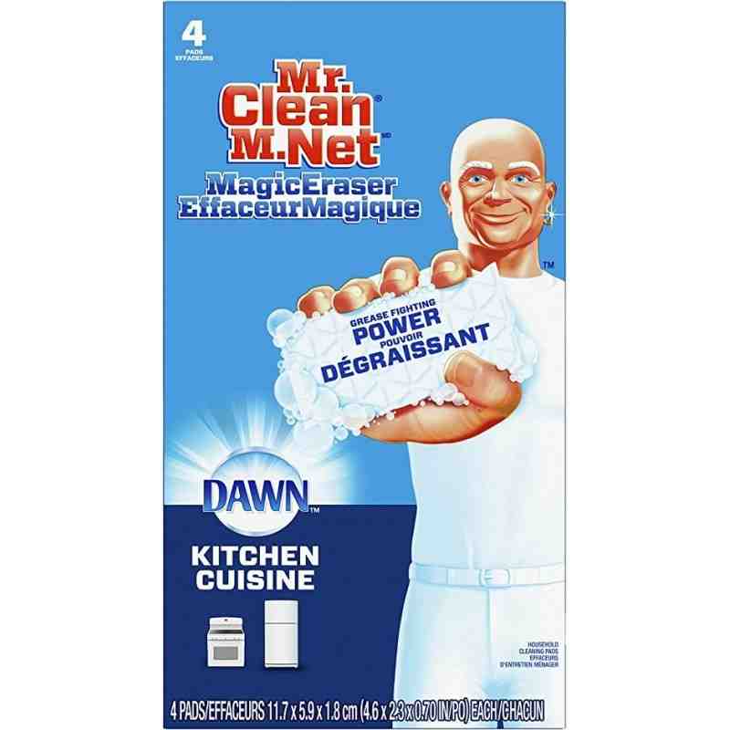 Mr.Clean, Magic Eraser Kitchen w/Dawn, Case of 8, 4ct - [DefendUse.com] - 37000-51107 - Mr.Clean