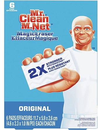 Mr.Clean 37000-79009 Magic Eraser Original, 6 Count, Case of 6 - [DefendUse.com] - 37000-79009 - Mr.Clean