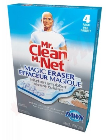 Mr. Clean 37000-82047 Magic Eraser Kitchen, Cleaning Pads with Durafoam, 4 count, Case of 6, 4ct - [DefendUse.com] - 37000-82047