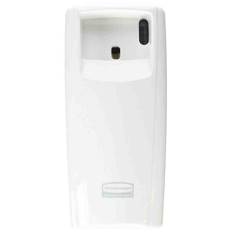 Rubbermaid 1793538 Standard Odor-Control Aerosol Dispenser with LED Display, White - [DefendUse.com] - 1793538 - Air Freshener