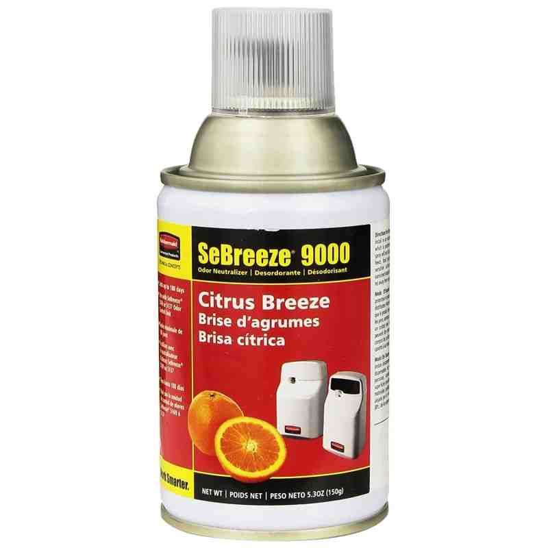 Rubbermaid Commercial 5145 SeBreeze 9000 Orchard Harvest Odor Neutralizer Aerosol Canister, Case of 4 - [DefendUse.com] - 514500