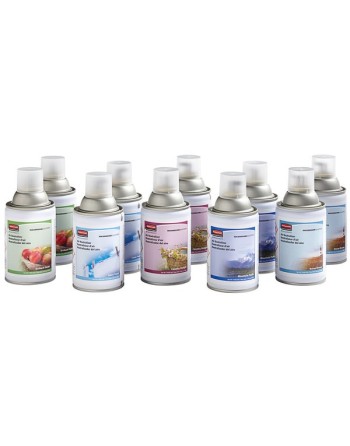 Rubbermaid FG401231 10-Pack Assorted Scents Standard Metered Aerosol Air Freshener System Refill - [DefendUse.com] - FG401231 - 