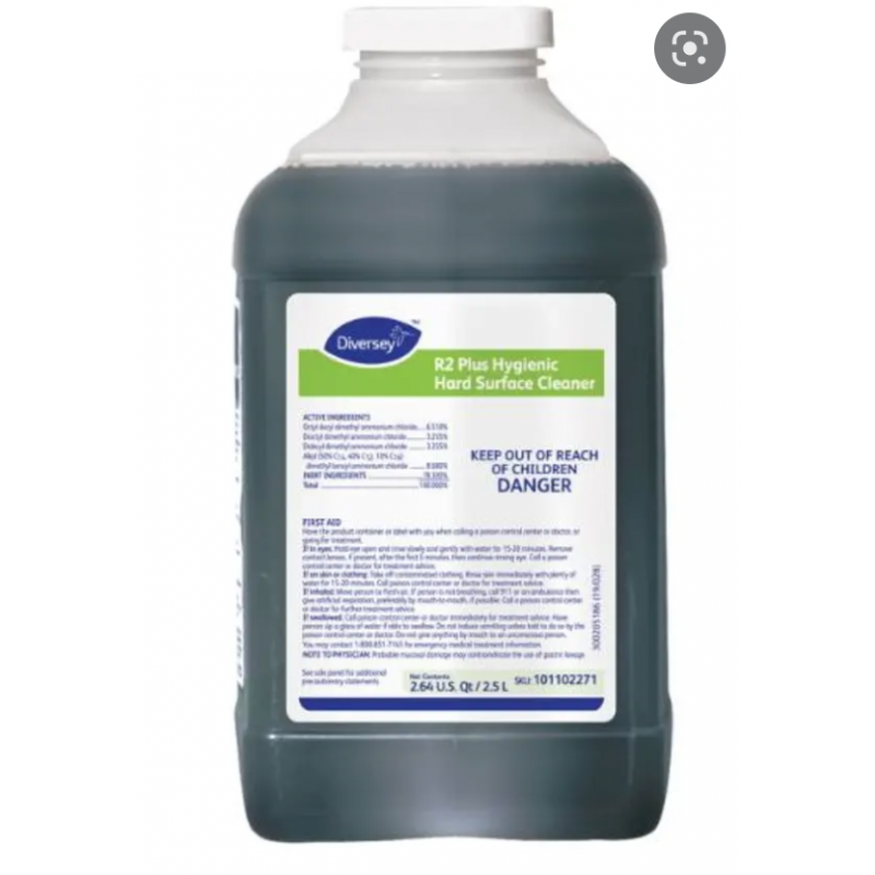 DIVERSEY 5721974 J-Fill R2 Plus Hard Surface Disinfectant Cleaner, Case of 2x2.5 - [DefendUse.com] - 5721974 - Diversey Holdings