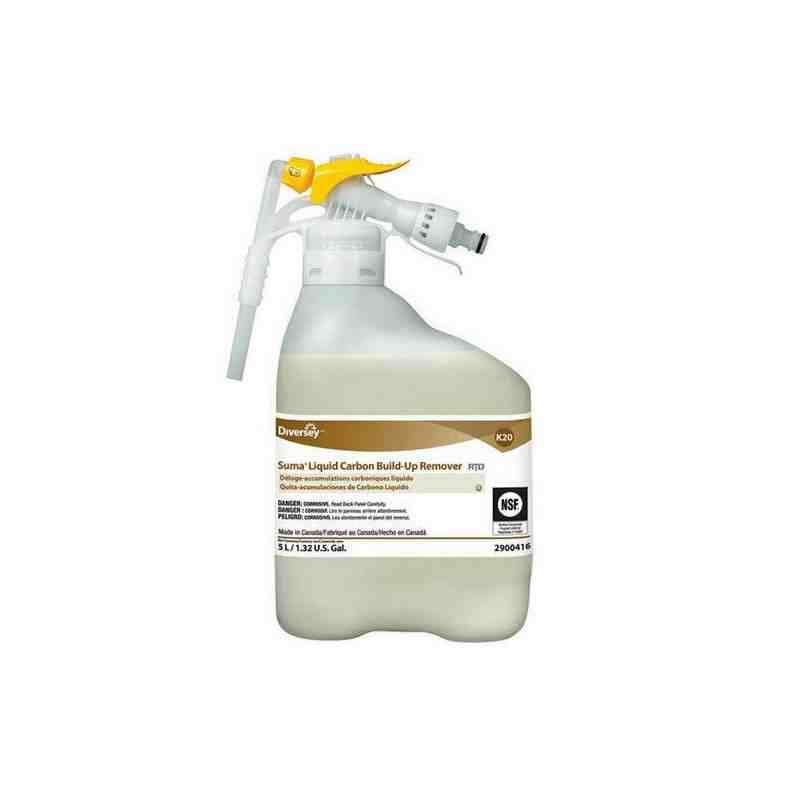 Diversey™ 92900416 Suma Liquid Carbon Build-Up Remover, 5L, Surfactant, Clear, 1/Case - [DefendUse.com] - 92900416 - Diversey Ho