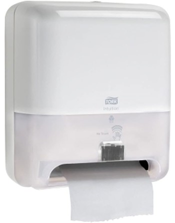 Tork 5511202 Elevation Intuition Battery Operated Towel Dispenser, White - [DefendUse.com] - 5511202 - Tork®