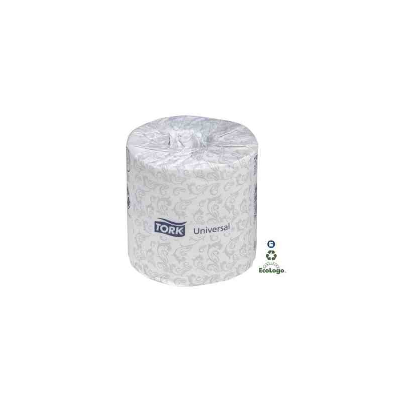 Tork TS1639S Universal Bath Tissue Roll, 1 Ply, White, 48/case - [DefendUse.com] - TS1639S - Tork®