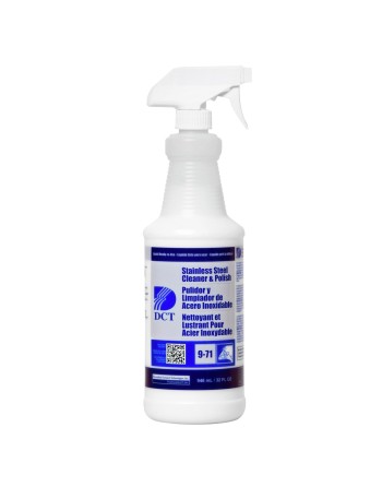 DCT Stainless-Steel Cleaner and Polish, 946 mL, Case of 4 - [DefendUse.com] - 56505-00007 - P&G Professional