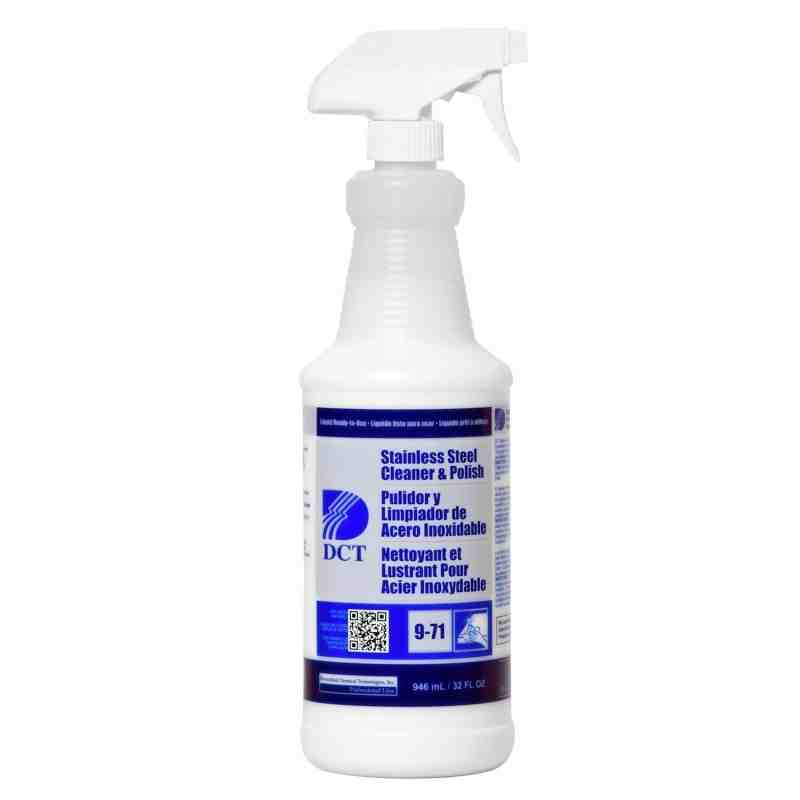 DCT Stainless-Steel Cleaner and Polish, 946 mL, Case of 4 - [DefendUse.com] - 56505-00007 - P&G Professional