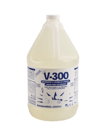 SAFEBLEND  V300GN4 Hard Water Dish Detergent for Automatic Dishwashers, 4L, Case of 4 - [DefendUse.com] - V300GN4 - Dishwasher D