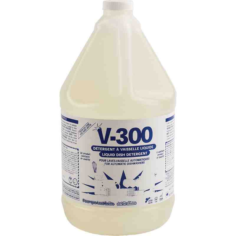 SAFEBLEND  V300GN4 Hard Water Dish Detergent for Automatic Dishwashers, 4L, Case of 4 - [DefendUse.com] - V300GN4 - Dishwasher D