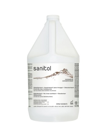 SAFEBLEND SANIGW4 Sanitol Super Concentrated Sanitizer & Deodorizer, Jug Container Size: 4 L, Case of 4 - [DefendUse.com] - SANI