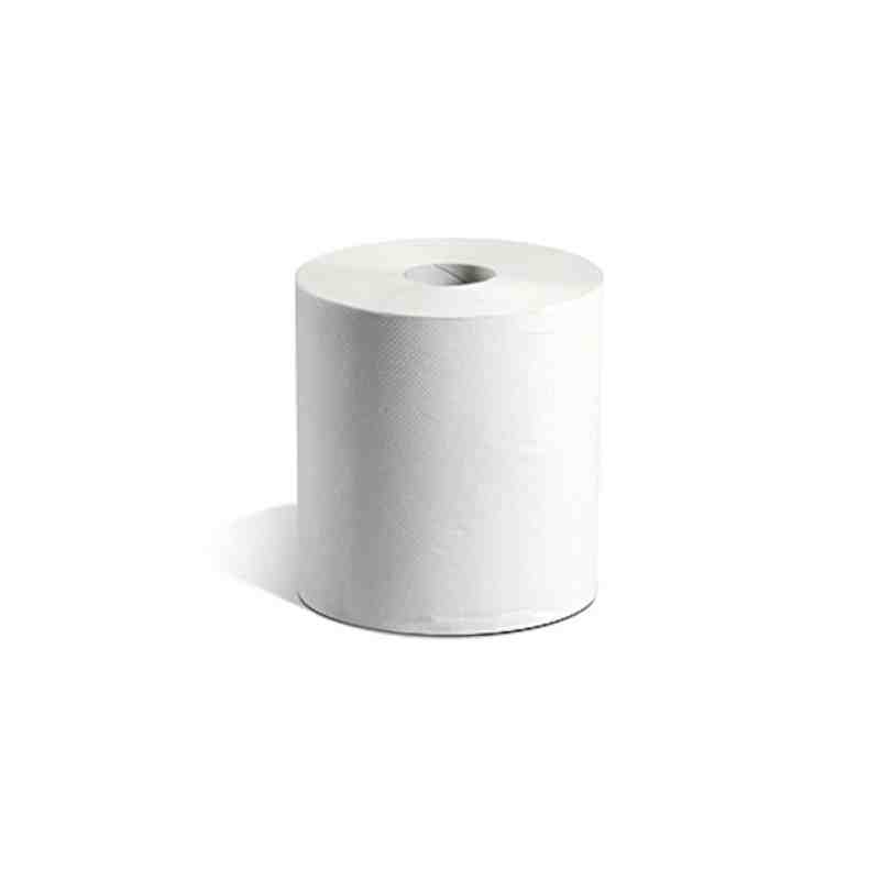 Embassy® Roll Towel, 1-Ply, White, 500', 12 Rolls/Case, Made in Canada - [DefendUse.com] - 01190 - Kruger Inc - Tissue Products