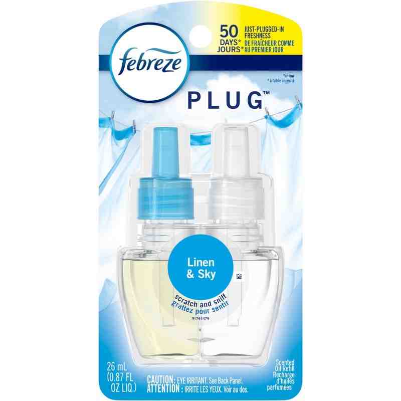 FEBREZE Plug-In Linen & Sky Refill, Case of 6/26ml - [DefendUse.com] - 37000-74901 - Febreze® Air Fresheners