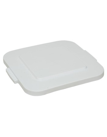 Rubbermaid FG352700WHT BRUTE 28 Gallon White Square Lid - [DefendUse.com] - FG352700WHT - Rubbermaid Commercial Cleaning