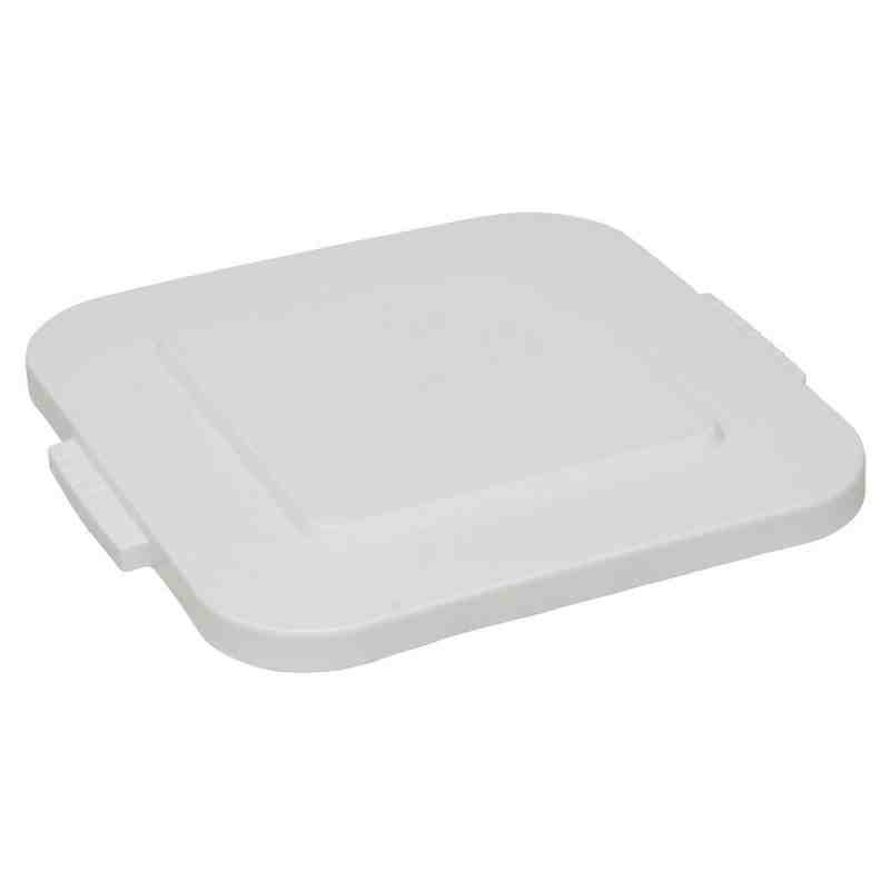 Rubbermaid FG352700WHT BRUTE 28 Gallon White Square Lid - [DefendUse.com] - FG352700WHT - Rubbermaid Commercial Cleaning