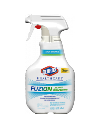 Clorox 01671 Healthcare Fuzion Cleaner Disinfectant, 946 ml, Case of 9 - [DefendUse.com] - 01671 - Clorox® Cleaning & Disinfecti