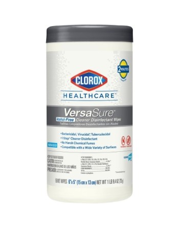 Clorox 31758 Healthcare® VersaSure™ Surface Disinfectant Cleaner Wipe 150 Count, Case of 6 - [DefendUse.com] - 31758 - Clorox® C