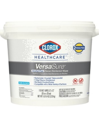 Clorox 31761 Healthcare® VersaSure™ Surface Disinfectant Cleaner Wipe 110 Count, Case of 2 - [DefendUse.com] - 31761 - Clorox® C