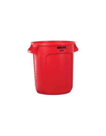 Rubbermaid FG265000RED Brute Container Vented 10G - Red - [DefendUse.com] - FG265000RED - Brute® Trash Cans