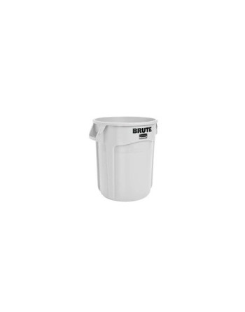 Rubbermaid FG265000WHT Brute Container Vented 10G - White - [DefendUse.com] - FG265000WHT - Brute® Trash Cans