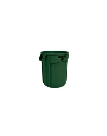 Rubbermaid FG262000DGRN Brute Container Vented 20G - Dark Green - [DefendUse.com] - FG262000DGRN - Brute® Trash Cans