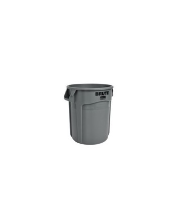 Rubbermaid FG262000GRAY Brute Container Vented 20G - Gray - [DefendUse.com] - FG262000GRAY - Brute® Trash Cans