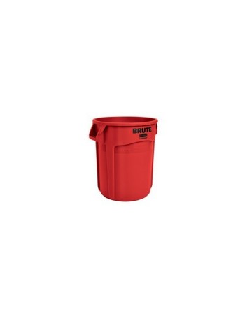 Rubbermaid FG262000RED Brute Container Vented 20G - Red - [DefendUse.com] - FG262000RED - Brute® Trash Cans