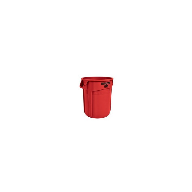 Rubbermaid FG262000RED Brute Container Vented 20G - Red - [DefendUse.com] - FG262000RED - Brute® Trash Cans