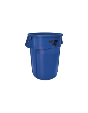 Rubbermaid FG264360BLUE Brute Container Vented 44G - Blue - [DefendUse.com] - FG264360BLUE - Brute® Trash Cans