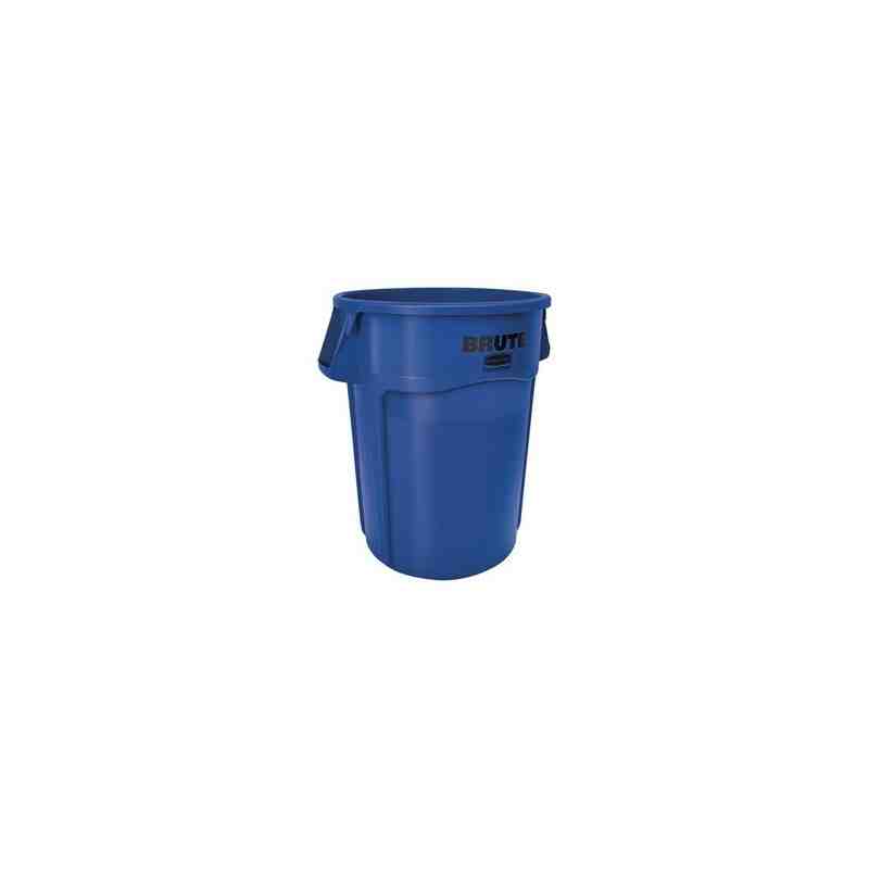 Rubbermaid FG264360BLUE Brute Container Vented 44G - Blue - [DefendUse.com] - FG264360BLUE - Brute® Trash Cans