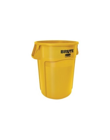 Rubbermaid FG264360YEL Brute Container Vented 44G - Yellow - [DefendUse.com] - FG264360YEL - Brute® Trash Cans