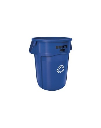 Rubbermaid FG264307BLUE Brute Container Vented 44G Recycling - Blue - [DefendUse.com] - FG264307BLUE - Brute® Trash Cans