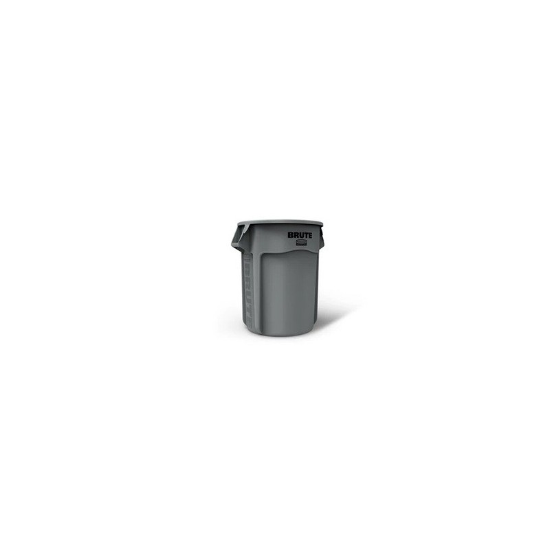 Rubbermaid FG265500GRAY Brute Container Vented 55G - Gray - [DefendUse.com] - FG265500GRAY - Brute® Trash Cans