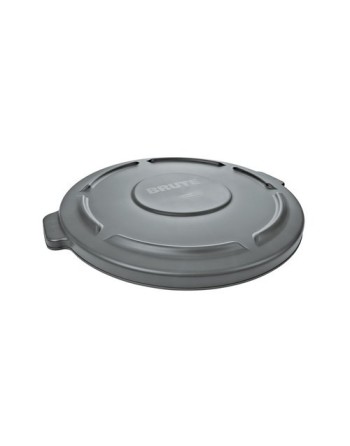 Rubbermaid FG260900GRAY Brute Lid Fits 10G - Gray - [DefendUse.com] - FG260900GRAY - Brute Trash Can Lids