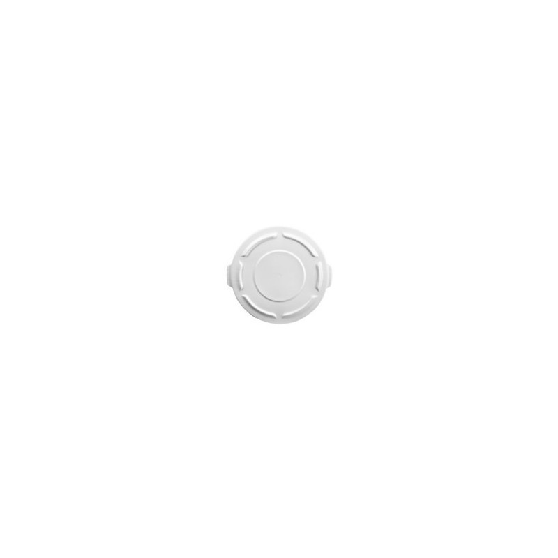 Rubbermaid FG260900WHT Brute Lid Fits 10G - White - [DefendUse.com] - FG260900WHT - Brute Trash Can Lids