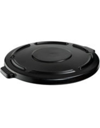 Rubbermaid FG261960BLA Brute Lid Fits 20G - Black - [DefendUse.com] - FG261960BLA - Brute Trash Can Lids