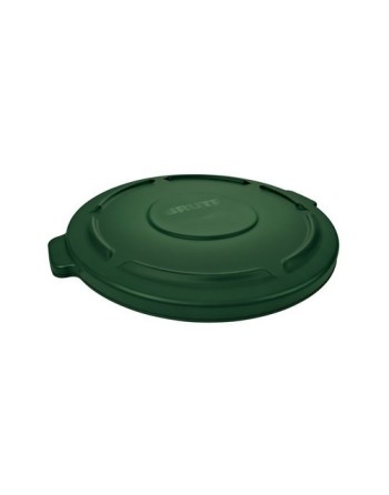 Rubbermaid FG261960DGRN Brute Lid Fits 20G - Dark Green - [DefendUse.com] - FG261960DGRN - Brute Trash Can Lids