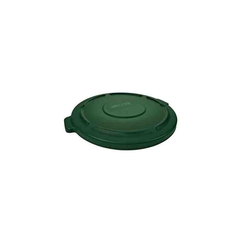 Rubbermaid FG261960DGRN Brute Lid Fits 20G - Dark Green - [DefendUse.com] - FG261960DGRN - Brute Trash Can Lids