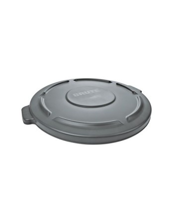 Rubbermaid FG261960GRAY Brute Lid Fits 20G - Gray - [DefendUse.com] - FG261960GRAY - Brute Trash Can Lids