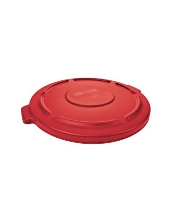 Rubbermaid FG261960RED Brute Lid Fits 20G - Red - [DefendUse.com] - FG261960RED - Brute Trash Can Lids