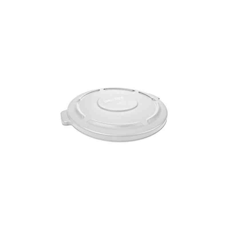 Rubbermaid FG261960WHT Brute Lid Fits 20G - White - [DefendUse.com] - FG261960WHT - Brute Trash Can Lids