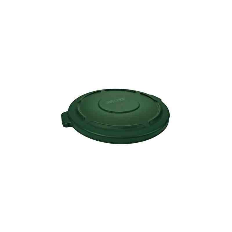 Rubbermaid FG265400DGRN Brute Lid Fits 55G - Dark Green - [DefendUse.com] - FG265400DGRN - Brute Trash Can Lids