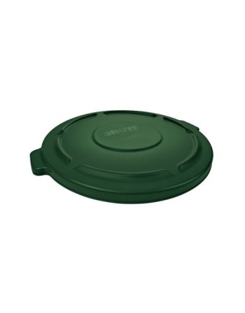 Rubbermaid FG260900DGRN Brute Lid Fits 10G - Dark Green - [DefendUse.com] - FG260900DGRN - Brute Trash Can Lids