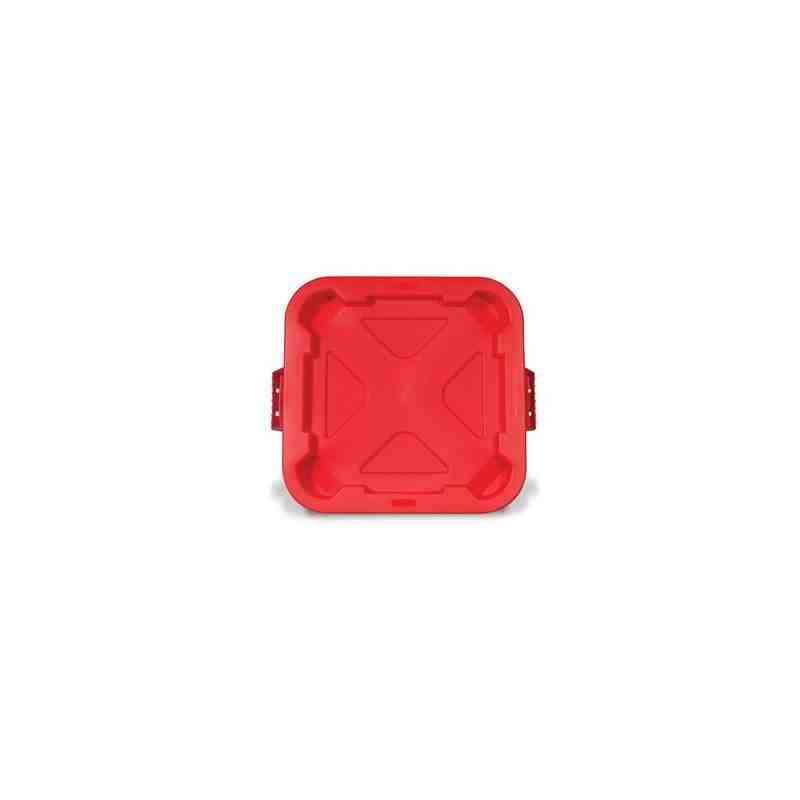 Rubbermaid FG352900RED Brute - Lid Snap-Lock For 3526 - Red - [DefendUse.com] - FG352900RED - Brute Trash Can Lids