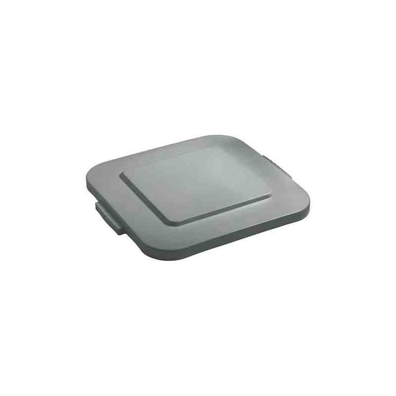 Rubbermaid FG353900GRAY Brute - Lid Square For 3536 - Gray - [DefendUse.com] - FG353900GRAY - Brute Trash Can Lids