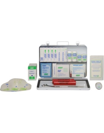 CSA Type 2 First Aid Kit, Federal, Metal Box, Unitized - [DefendUse.com] - 51628 - SAFECROSS