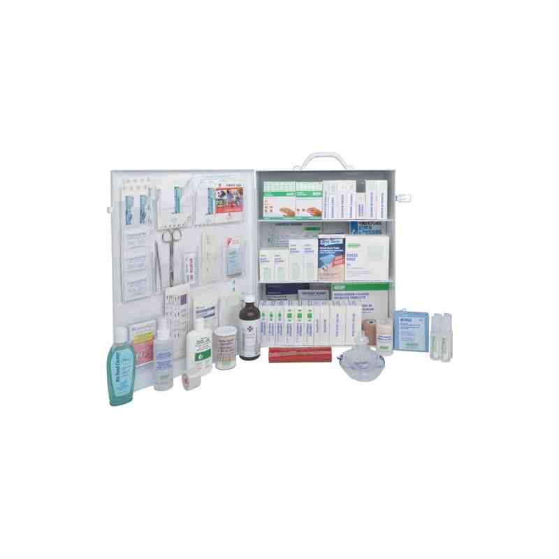 Workplace First Aid Kits, Class 1 Medical Device, Metal Box - [DefendUse.com] - 1836 - SAFECROSS