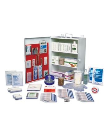 Ontario Workplace Standard First Aid Kit, Class 1 Medical Device, Metal Box - [DefendUse.com] - 1379 - SAFECROSS